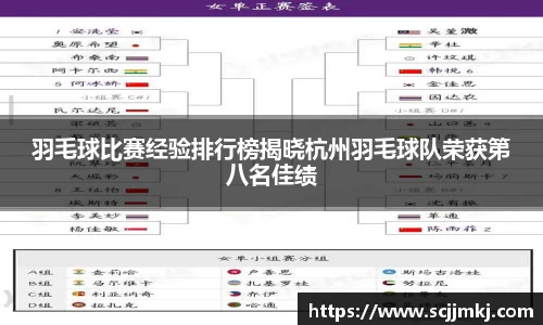 羽毛球比赛经验排行榜揭晓杭州羽毛球队荣获第八名佳绩